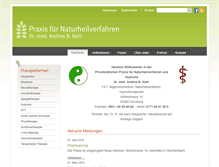 Tablet Screenshot of naturheilaerztin.de